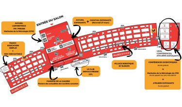 Le plan d'implantation FORUM LABO 2024